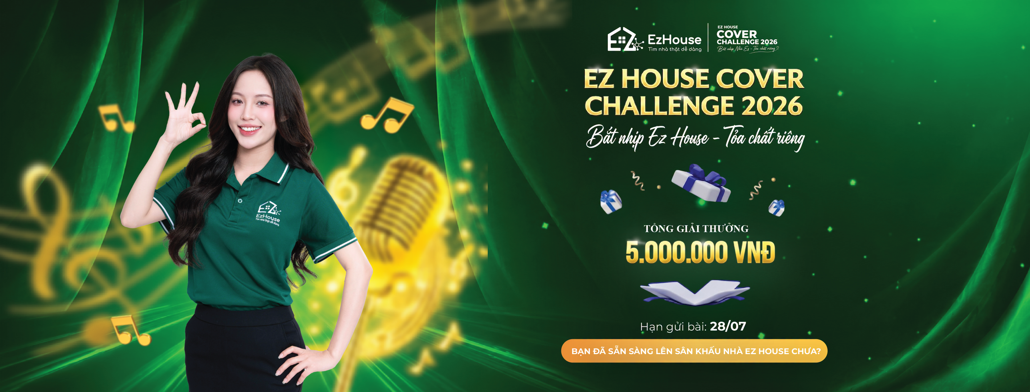 Khởi Động Cuộc Thi "Ez House Cover Challenge 2026": BẮT NHỊP NHÀ EZ – TỎA CHẤT RIÊNG 